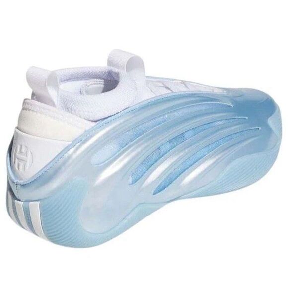 Adidas Harden Vol. 9 Glow Blue Cloud White Mens Size 6/Womens 7 JH6482